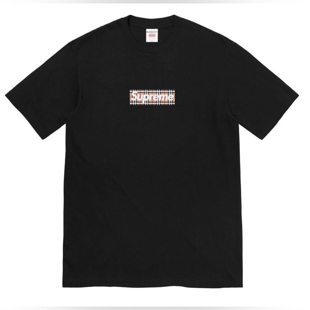 SUPREME BURBERRY Box Logo Tee NWT